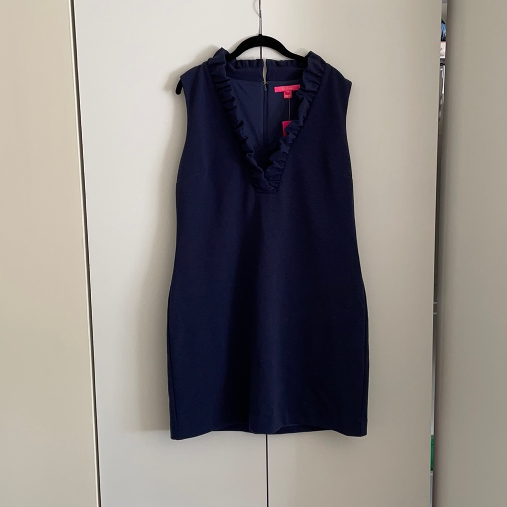 Lilly Pulitzer Tisbury dress- navy size XL